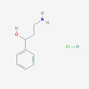 3-Amino-1-phenylpropan-1-ol hydrochloride