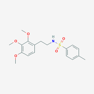 molecular formula C18H23NO5S B303306 4-methyl-N-[2-(2,3,4-trimethoxyphenyl)ethyl]benzenesulfonamide 
