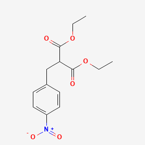 molecular formula C14H17NO6 B3033062 Diethyl 2-[(4-nitrophenyl)methyl]propanedioate CAS No. 7598-70-1