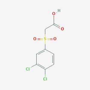 molecular formula C8H6Cl2O4S B3033064 2-((3,4-Dichlorophenyl)sulfonyl)acetic acid CAS No. 76063-51-9