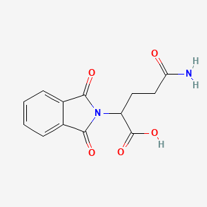 4-Carbamoyl-2-(1,3-dioxo-2,3-dihydro-1H-isoindol-2-YL)butanoic acid