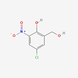 molecular formula C7H6ClNO4 B3033075 5-Chloro-3-nitrosalicyl alcohol CAS No. 77691-34-0