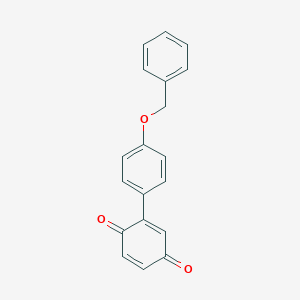molecular formula C19H14O3 B303308 2-[4-(Benzyloxy)phenyl]benzo-1,4-quinone 