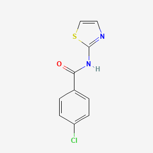 molecular formula C10H7ClN2OS B3033084 4-氯-N-(1,3-噻唑-2-基)苯甲酰胺 CAS No. 79146-99-9