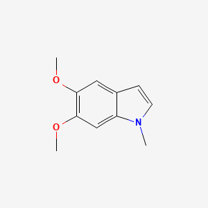 molecular formula C11H13NO2 B3033088 5,6-dimethoxy-1-methyl-1H-indole CAS No. 80639-40-3