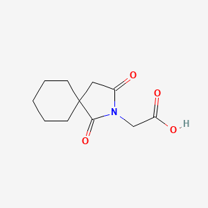 molecular formula C11H15NO4 B3033089 2-Azaspiro[4.5]decane-2-acetic acid, 1,3-dioxo- CAS No. 807345-89-7