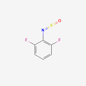molecular formula C6H3F2NOS B3033090 1,3-二氟-2-(亚磺酰胺基)苯 CAS No. 80829-40-9