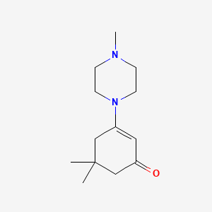 5,5-Dimethyl-3-(4-methylpiperazin-1-yl)cyclohex-2-en-1-one