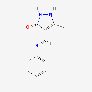 4-(anilinomethylene)-5-methyl-2,4-dihydro-3H-pyrazol-3-one