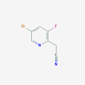 2-(5-Bromo-3-fluoropyridin-2-YL)acetonitrile