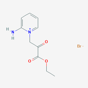 B3033104 2-Amino-1-(3-ethoxy-2,3-dioxopropyl)pyridin-1-ium bromide CAS No. 832099-51-1