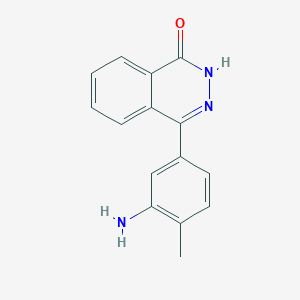 molecular formula C15H13N3O B3033109 4-(3-amino-4-methylphenyl)-2H-phthalazin-1-one CAS No. 843638-25-5