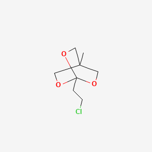 1-(2-Chloroethyl)-4-methyl-2,6,7-trioxabicyclo[2.2.2]octane