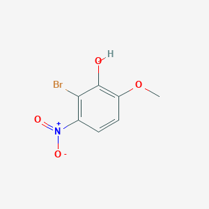 molecular formula C7H6BrNO4 B3033113 2-溴-6-甲氧基-3-硝基苯酚 CAS No. 854733-39-4