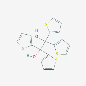 molecular formula C18H14O2S4 B303312 1,1,2,2-Tetra(2-thienyl)-1,2-ethanediol 