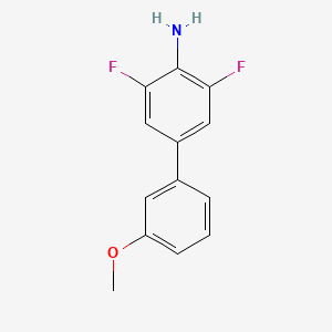 molecular formula C13H11F2NO B3033123 3,5-Difluoro-3'-methoxy-[1,1'-biphenyl]-4-amine CAS No. 867288-00-4