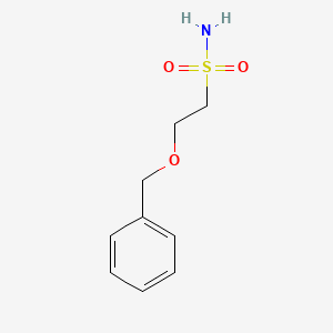 molecular formula C9H13NO3S B3033133 2-(Benzyloxy)ethane-1-sulfonamide CAS No. 881407-21-2