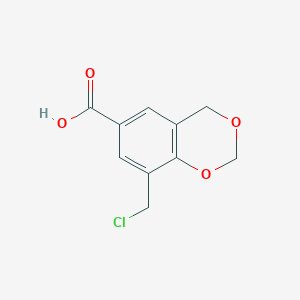 B3033139 8-(chloromethyl)-4H-1,3-benzodioxine-6-carboxylic acid CAS No. 884325-48-8