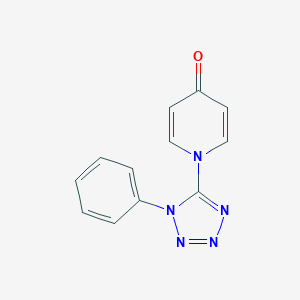 molecular formula C12H9N5O B303314 1-(1-phenyl-1H-tetraazol-5-yl)-4(1H)-pyridinone 