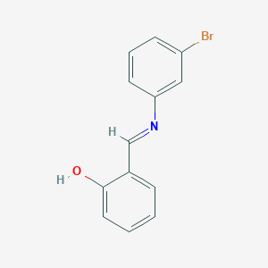 2-{(E)-[(3-bromophenyl)imino]methyl}phenol