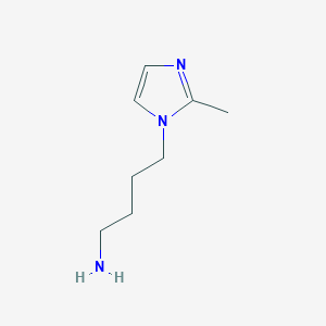 molecular formula C8H15N3 B3033147 1H-咪唑-1-丁胺，2-甲基- CAS No. 88940-40-3
