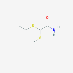 B3033154 2,2-Bis(ethylsulfanyl)acetamide CAS No. 89450-18-0