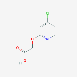 molecular formula C7H6ClNO3 B3033159 2-(4-氯吡啶-2-基)氧乙酸 CAS No. 89692-15-9