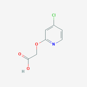 molecular formula C7H6ClNO3 B3033159 2-((4-Chloropyridin-2-yl)oxy)acetic acid CAS No. 89692-15-9