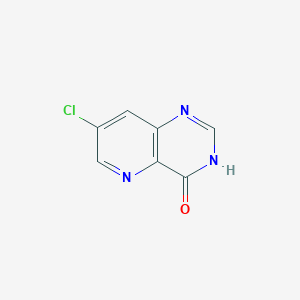 molecular formula C7H4ClN3O B3033160 7-Chloropyrido[3,2-d]pyrimidin-4(3H)-one CAS No. 897360-16-6