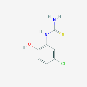 molecular formula C7H7ClN2OS B3033161 (5-氯-2-羟基苯基)硫脲 CAS No. 89793-06-6