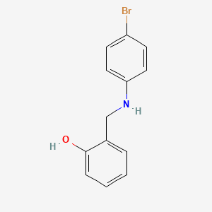 molecular formula C13H12BrNO B3033162 2-{[(4-Bromophenyl)amino]methyl}phenol CAS No. 90383-20-3