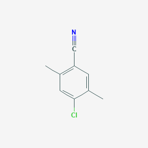 molecular formula C9H8ClN B3033163 4-Chloro-2,5-dimethylbenzonitrile CAS No. 90537-15-8