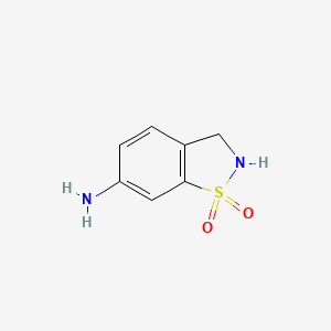 1,2-Benzisothiazol-6-amine, 2,3-dihydro-, 1,1-dioxide