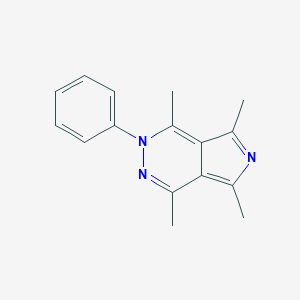 molecular formula C16H17N3 B303317 1,4,5,7-tetramethyl-2-phenyl-2H-pyrrolo[3,4-d]pyridazine 