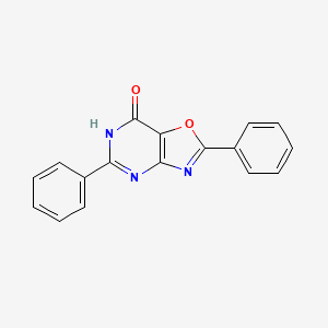 molecular formula C17H11N3O2 B3033170 2,5-diphenyl[1,3]oxazolo[4,5-d]pyrimidin-7(4H)-one CAS No. 918147-52-1