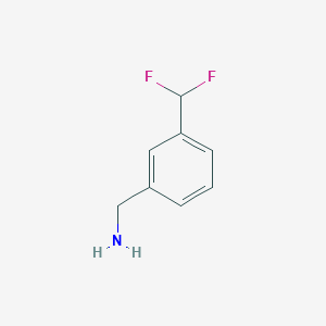 molecular formula C8H9F2N B3033174 (3-(Difluoromethyl)phenyl)methanamine CAS No. 918810-95-4