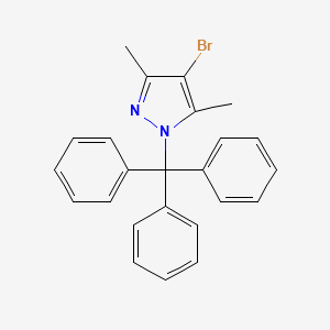 molecular formula C24H21BrN2 B3033175 4-Bromo-3,5-dimethyl-1-(triphenylmethyl)-1H-pyrazole CAS No. 919802-98-5