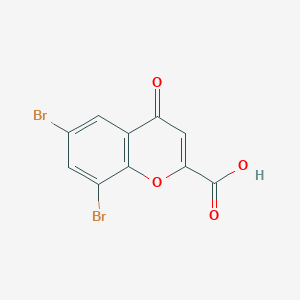 molecular formula C10H4Br2O4 B3033177 6,8-dibromo-4-oxo-4H-chromene-2-carboxylic acid CAS No. 92057-41-5