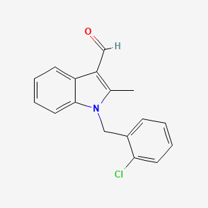 molecular formula C17H14ClNO B3033180 1-(2-chlorobenzyl)-2-methyl-1H-indole-3-carbaldehyde CAS No. 92407-84-6