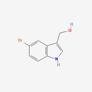 molecular formula C9H8BrNO B3033181 (5-溴-1H-吲哚-3-基)甲醇 CAS No. 92557-51-2