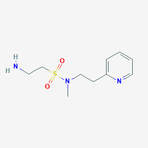 molecular formula C10H17N3O2S B3033182 2-amino-N-methyl-N-(2-(pyridin-2-yl)ethyl)ethanesulfonamide CAS No. 926220-43-1
