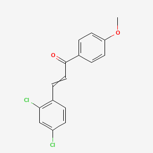 molecular formula C16H12Cl2O2 B3033184 3-(2,4-二氯苯基)-1-(4-甲氧基苯基)丙-2-烯-1-酮 CAS No. 927202-27-5
