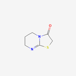 molecular formula C6H8N2OS B3033185 6,7-dihydro-5H-[1,3]thiazolo[3,2-a]pyrimidin-3(2H)-one CAS No. 92897-32-0