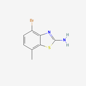 molecular formula C8H7BrN2S B3033193 4-Bromo-7-methylbenzo[d]thiazol-2-amine CAS No. 942473-99-6