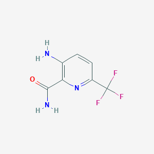 molecular formula C7H6F3N3O B3033197 3-Amino-6-(trifluoromethyl)picolinamide CAS No. 946594-91-8