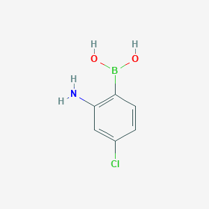 molecular formula C6H7BClNO2 B3033200 (2-Amino-4-chlorophenyl)boronic acid CAS No. 948592-74-3