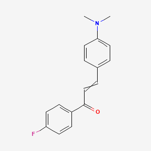 3-(4-(Dimethylamino)phenyl)-1-(4-fluorophenyl)prop-2-en-1-one