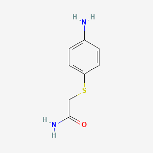 molecular formula C8H10N2OS B3033218 2-[(4-Aminophenyl)thio]acetamide CAS No. 100377-22-8