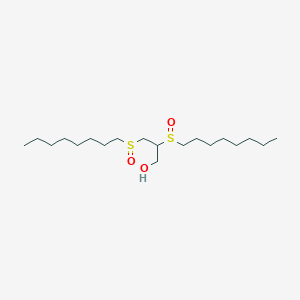 molecular formula C19H40O3S2 B3033223 2,3-Bis(octylsulfinyl)-1-propanol CAS No. 1005100-16-2