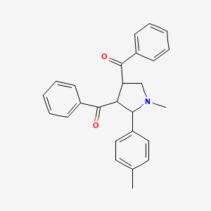 [4-benzoyl-1-methyl-5-(4-methylphenyl)tetrahydro-1H-pyrrol-3-yl](phenyl)methanone